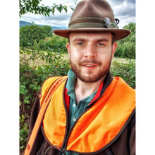 Load image into Gallery viewer, Reversible Hunting Cape – Blaze Orange / Olive
