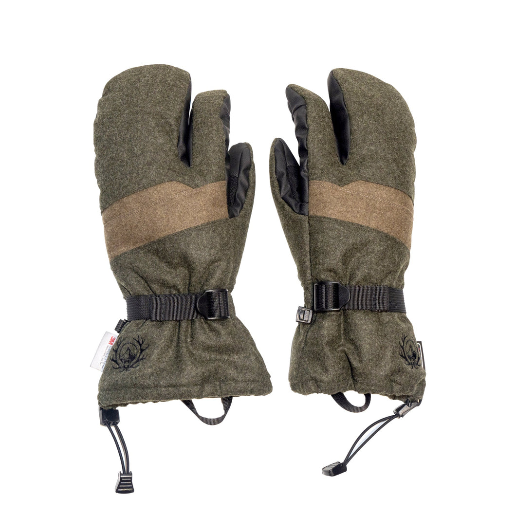 3-Finger Hunting Glove in Premium Merino Loden